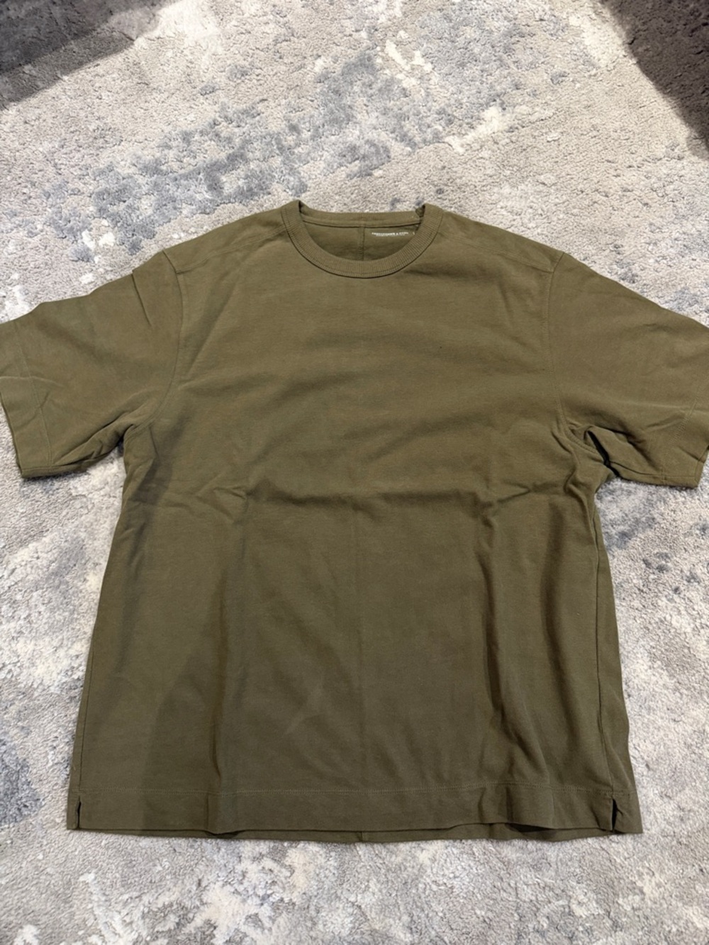 Men's Crewneck Short-Sleeve Shirt - Olive